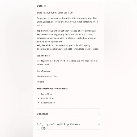 We the Free CRVY Aquarius one piece - Picture 5 of 10